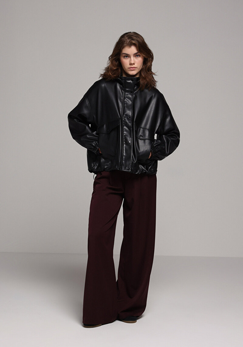 Imagine a Jacheta De Dama Negru Regular Fit Cl1077931