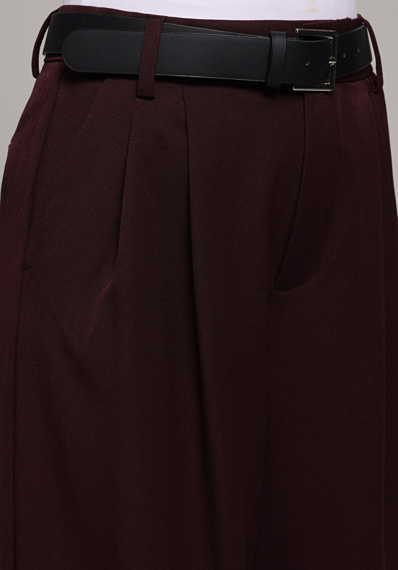 Afișați detalii pentru Pantaloni De Dama Bordo Regular Fit  Cl1078044
