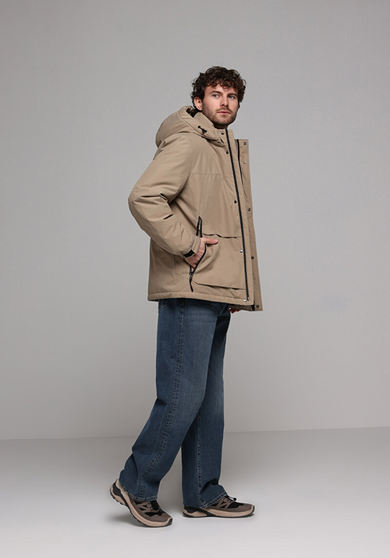 Afișați detalii pentru Jacheta De Barbati Bej Regular Fit  Cl1077755