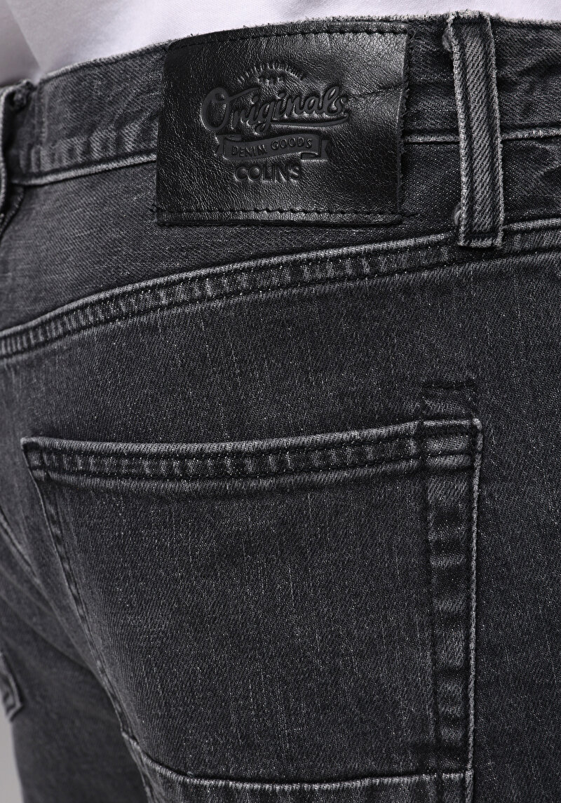 Afișați detalii pentru Pantaloni De Barbati Negru Relaxed Fit  Cl1078189