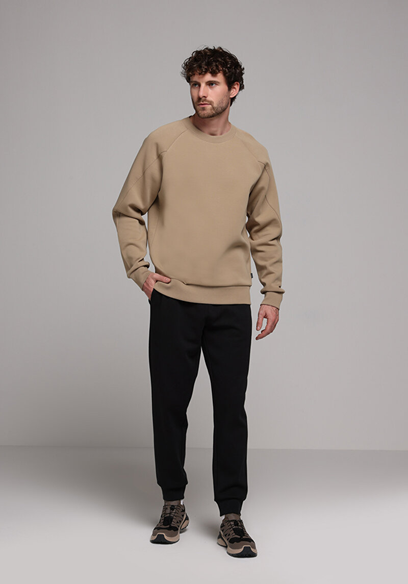 Imagine a Pantaloni De Trening De Barbati Negru Regular Fit Cl1078321