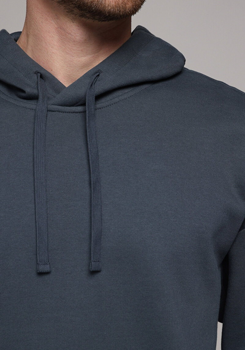 Afișați detalii pentru Hanorac / Bluza De Barbati Albastru Oversize Fit  Cl1076494