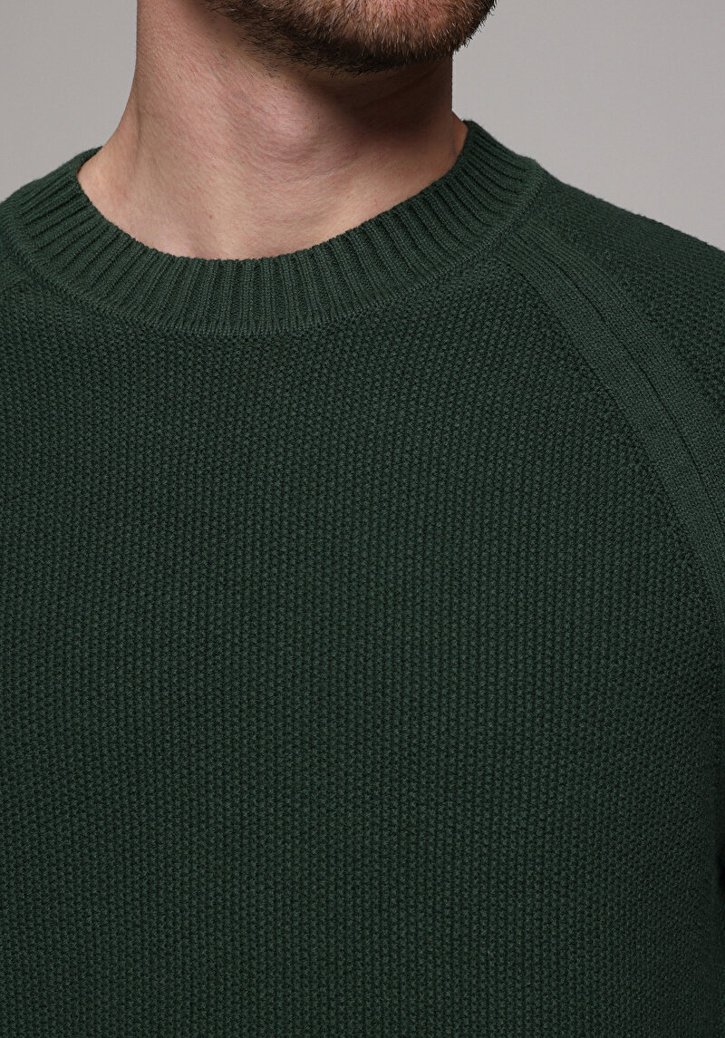 Imagine a Pulover De Barbati Verde Regular Fit Cl1077457