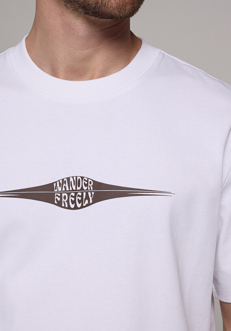 Afișați detalii pentru Tricou Cu Maneca Scurta De Barbati Alb Comfort Fit  Cl1077594