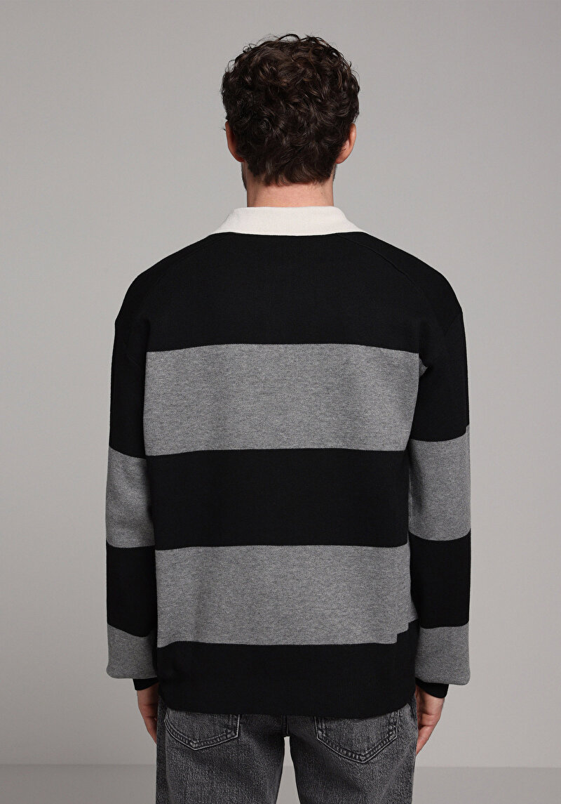 Imagine a Pulover De Barbati Negru Comfort Fit Cl1077608