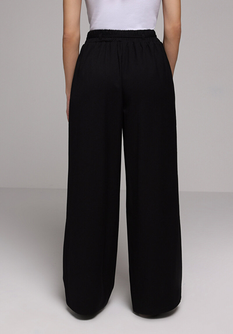 Afișați detalii pentru Pantaloni De Dama Negru Regular Fit  Cl1077883