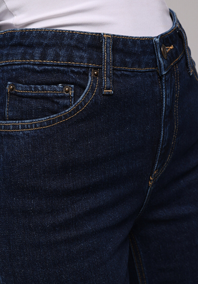 Afișați detalii pentru Pantaloni De Dama Albastru Inchis Regular Fit 793 Monica Cl1078205