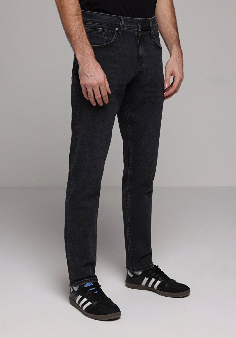 Imagine a Pantaloni De Barbati Negru Straight Fit 044 Karl Cl1078161