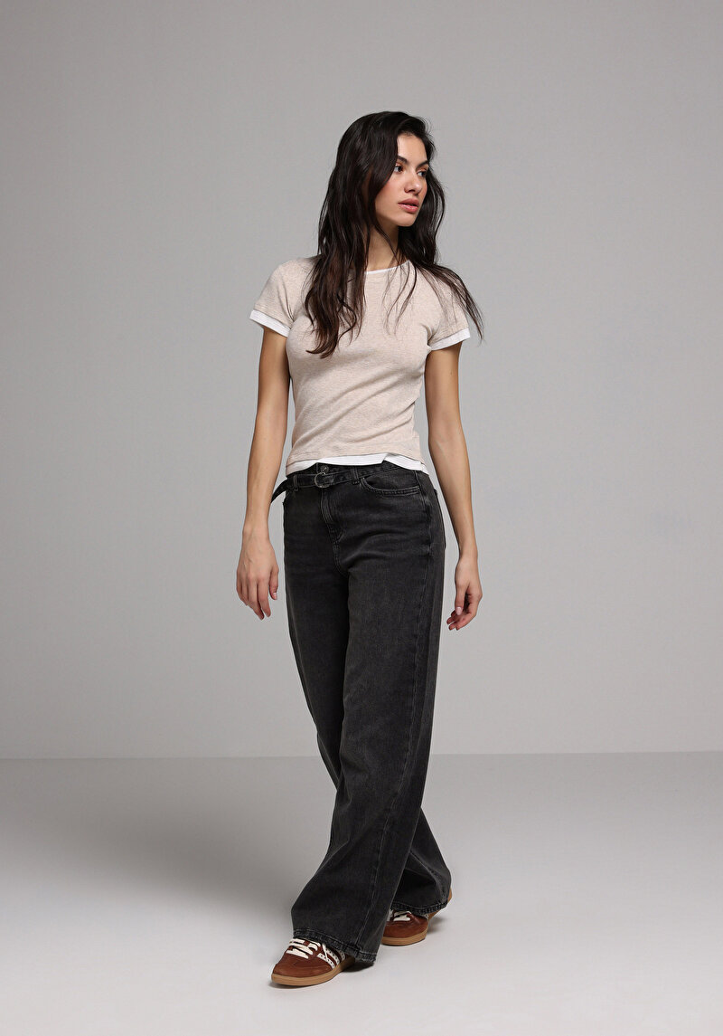 Imagine a Pantaloni De Dama Negru Regular Fit 970 Berry Cl1078219