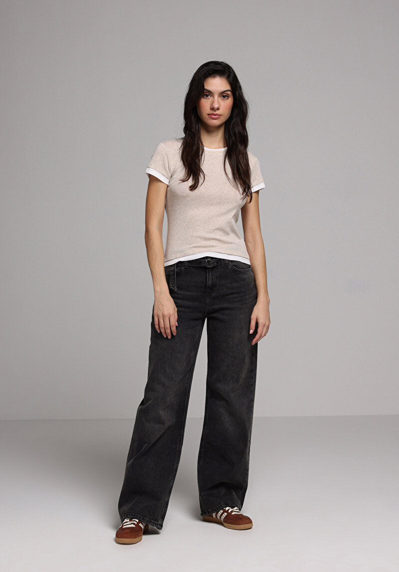 Imagine a Pantaloni De Dama Negru Regular Fit 970 Berry Cl1078219