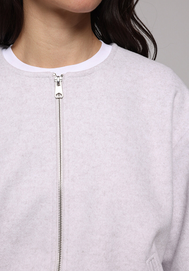 Afișați detalii pentru Jacheta De Dama Ecru Regular Fit  Cl1078388