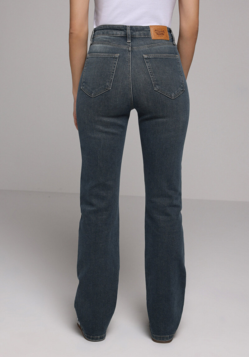 Imagine a Pantaloni De Dama Verde Regular Fit 792 Mila Cl1078990