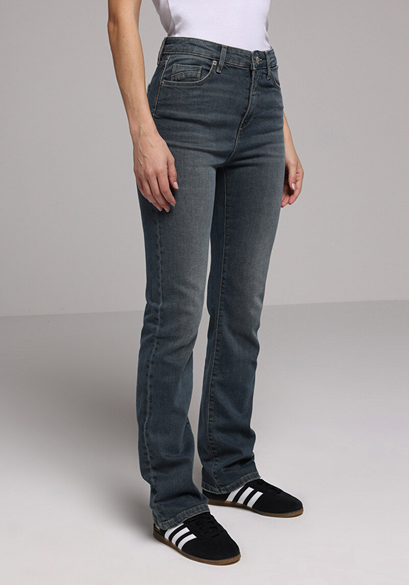 Afișați detalii pentru Pantaloni De Dama Verde Regular Fit 792 Mila Cl1078990