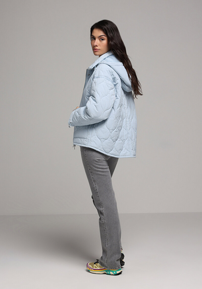 Imagine a Jacheta De Dama Albastru Regular Fit Cl1077650