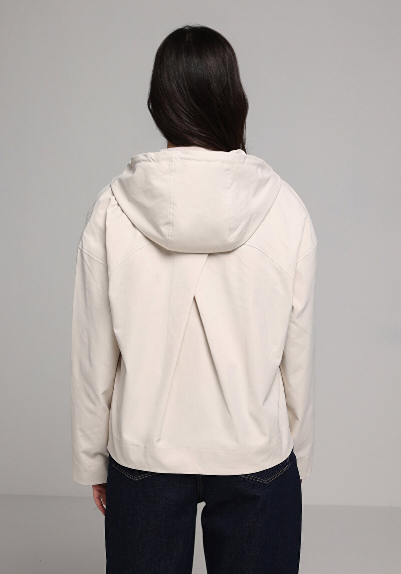Afișați detalii pentru Jacheta De Ploaıe De Dama Ecru Regular Fit  Cl1077680
