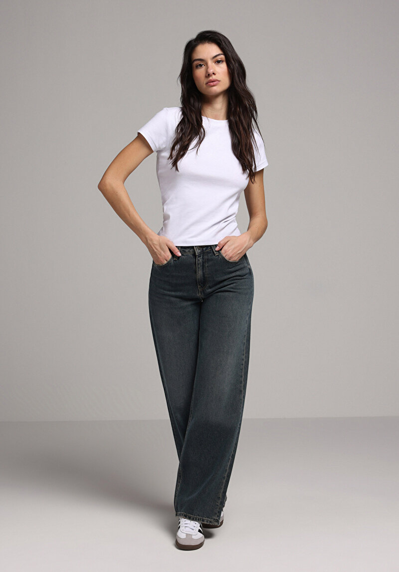 Afișați detalii pentru Pantaloni De Dama Albastru Inchis Regular Fit 970 Berry Cl1078226