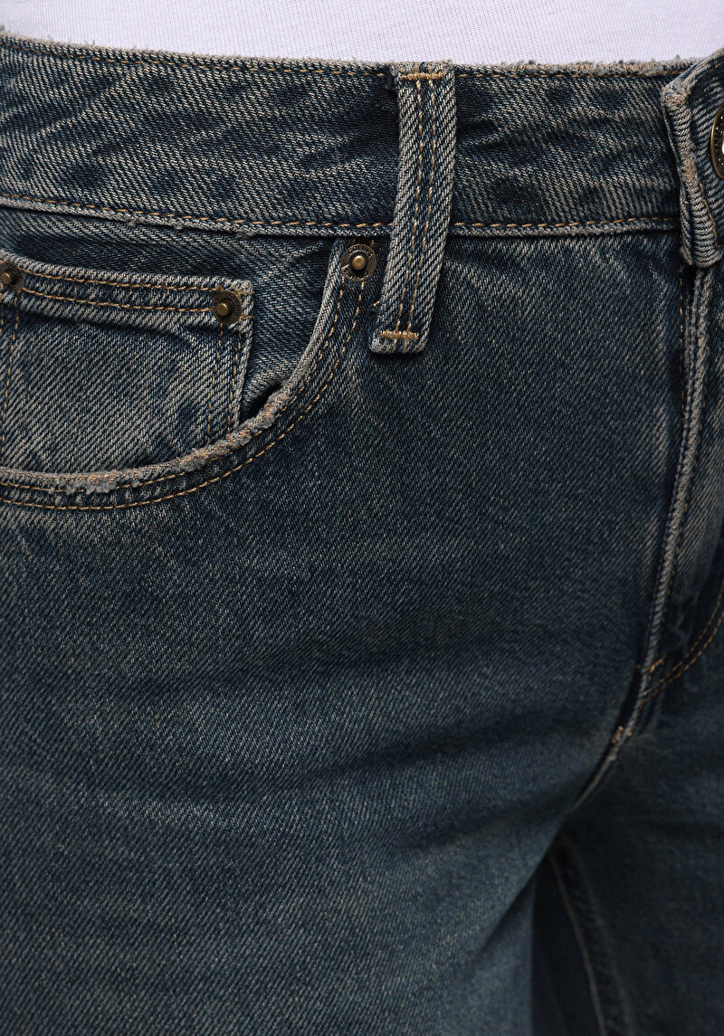 Afișați detalii pentru Pantaloni De Dama Albastru Inchis Regular Fit 970 Berry Cl1078226