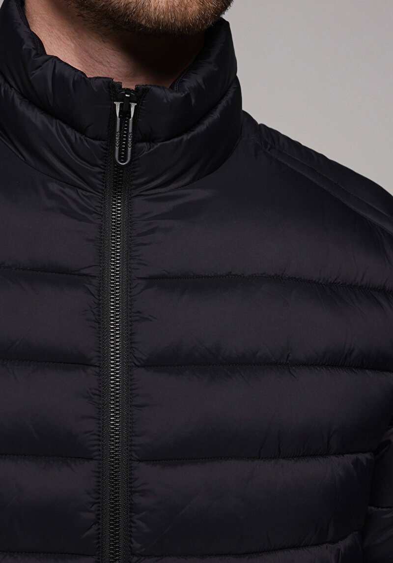 Afișați detalii pentru Jacheta De Barbati Negru Slim Fit  Cl1077729