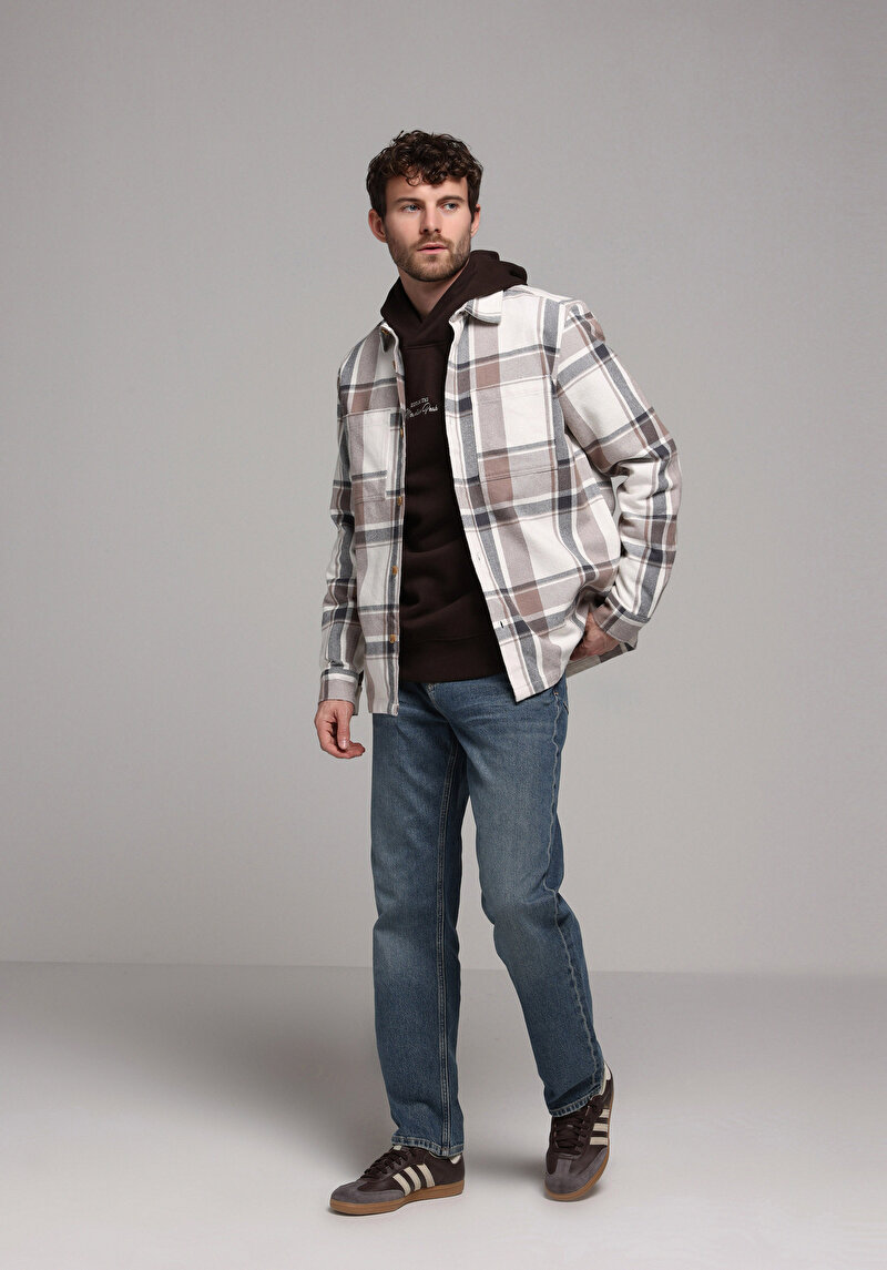 Afișați detalii pentru Jachetă De Barbati Ecru Comfort Fit  Cl1078021