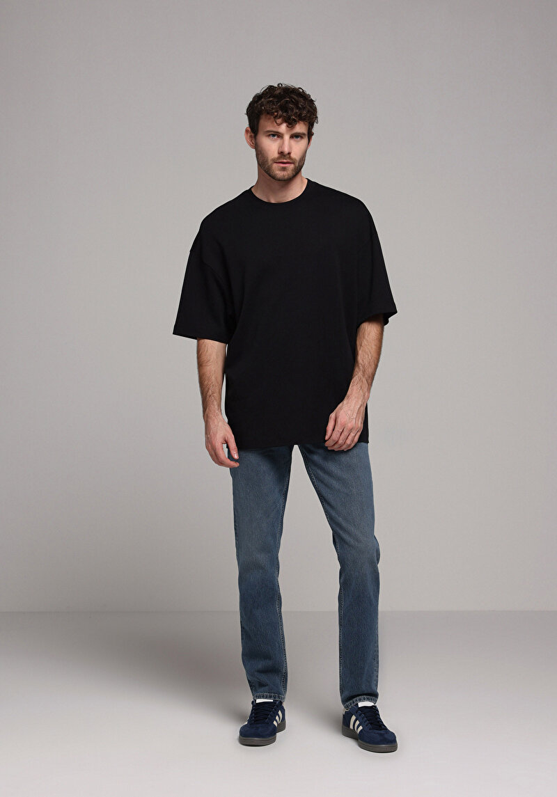 Afișați detalii pentru Pantaloni De Barbati Albastru Inchis Regular Fit 067 Jack Cl1078317