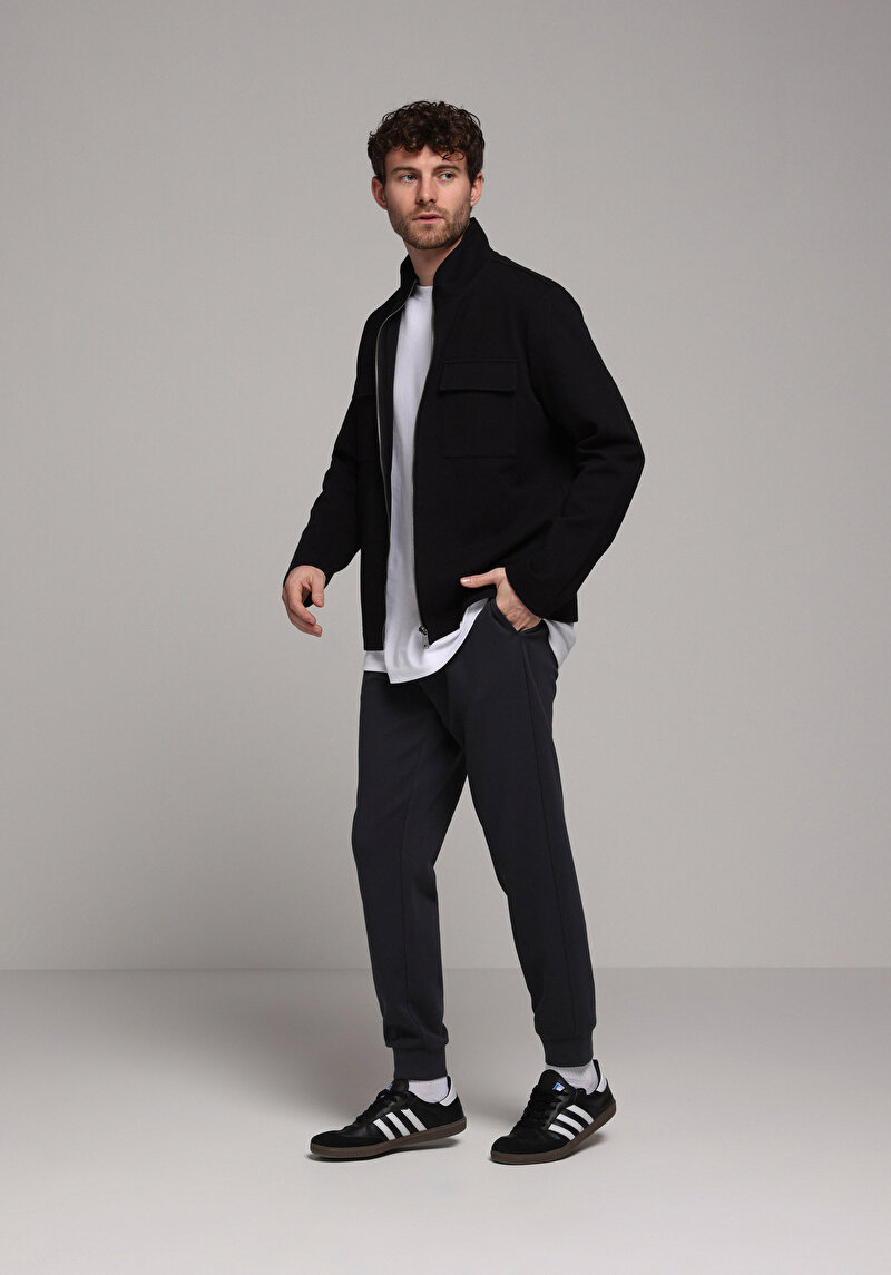 Imagine a Jacheta De Barbati Negru Regular Fit Cl1078083