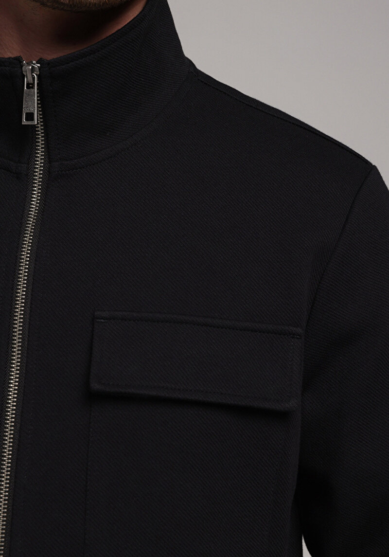 Imagine a Jacheta De Barbati Negru Regular Fit Cl1078083