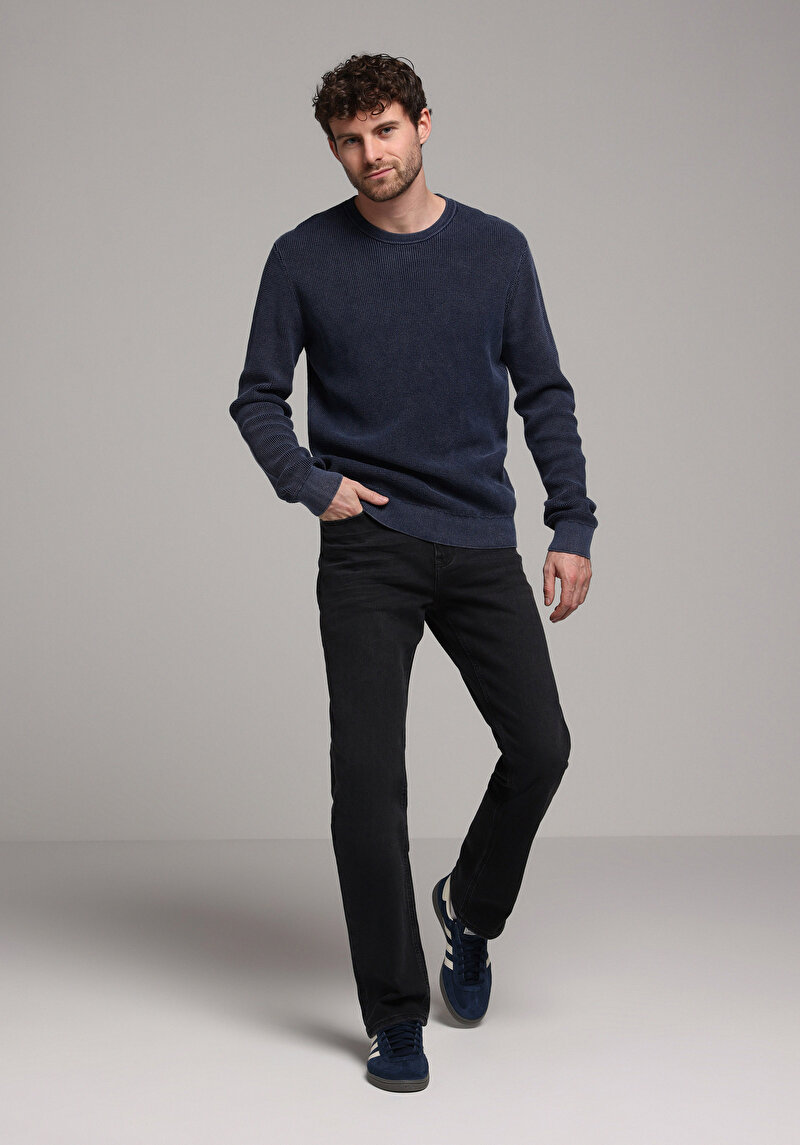 Imagine a Pulover De Barbati Albastru Regular Fit Cl1078143