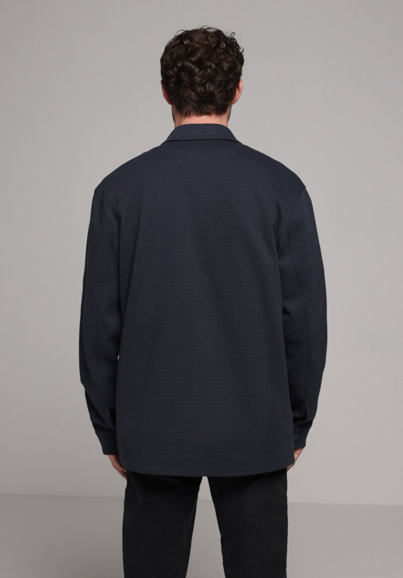 Afișați detalii pentru Jacheta De Barbati Albastru Marin Comfort Fit  Cl1078320