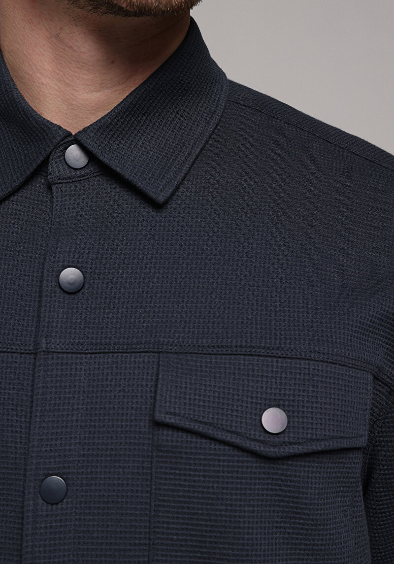 Afișați detalii pentru Jacheta De Barbati Albastru Marin Comfort Fit  Cl1078320