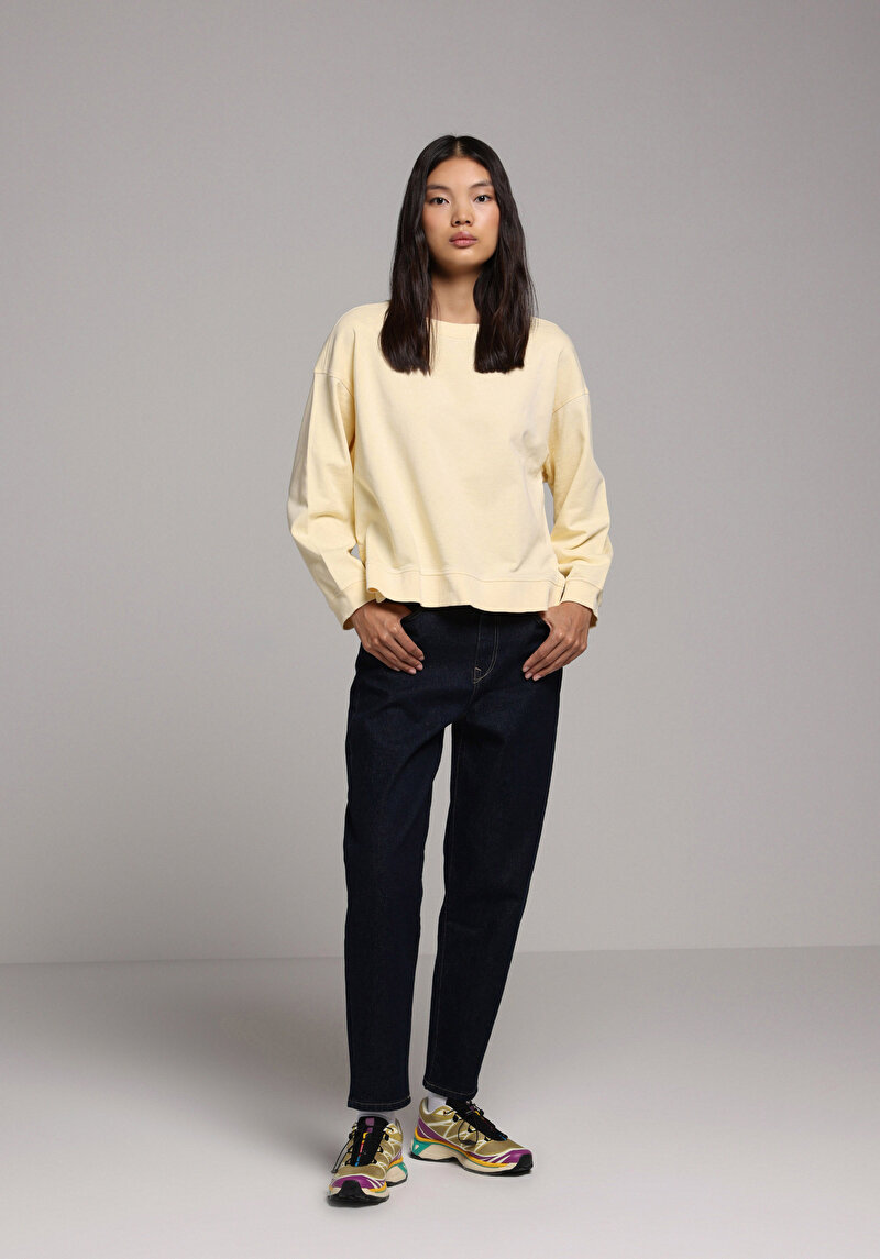 Afișați detalii pentru Hanorac / Bluza De Dama Galben Regular Fit  Cl1077749