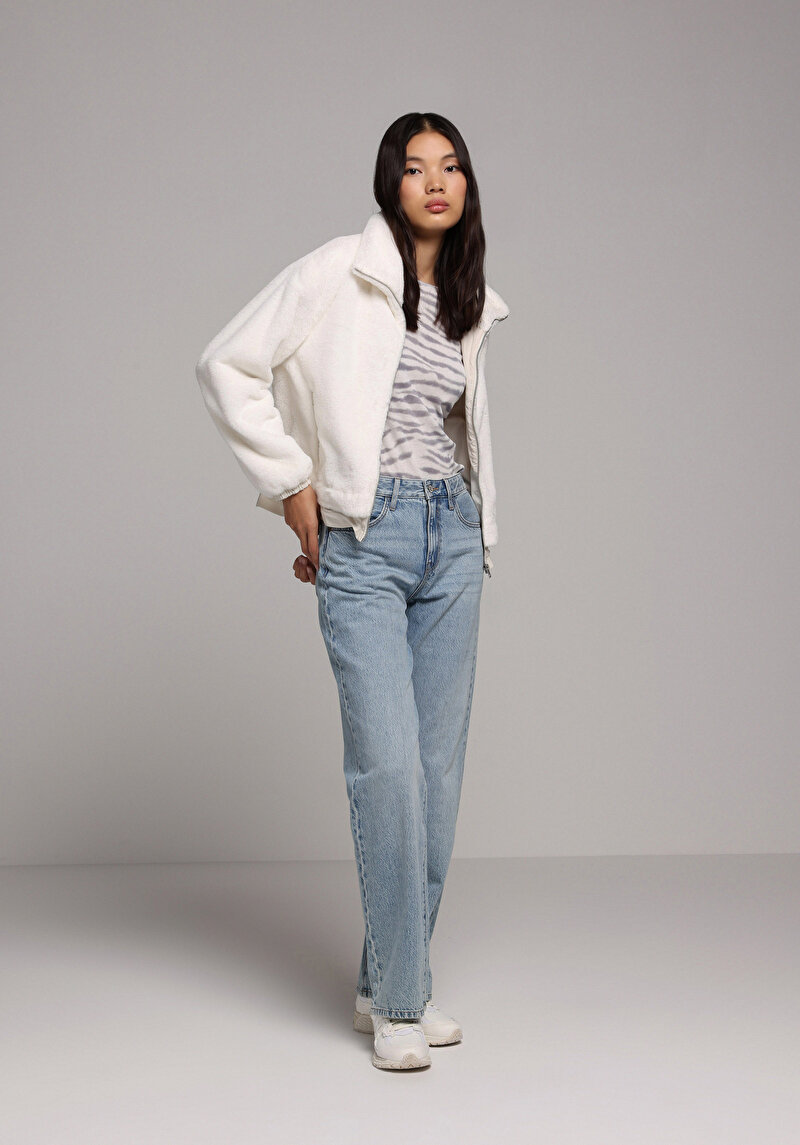 Afișați detalii pentru Jacheta De Dama Ecru Regular Fit  Cl1077772