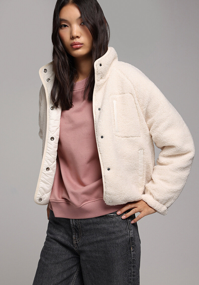 Imagine a Jacheta De Dama Bej Regular Fit Cl1077935