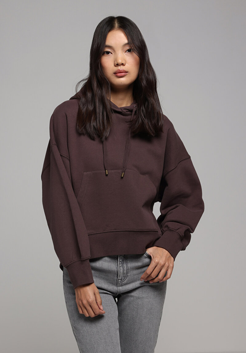 Imagine a Hanorac / Bluza De Dama Maro Relax Fit  Cl1077688