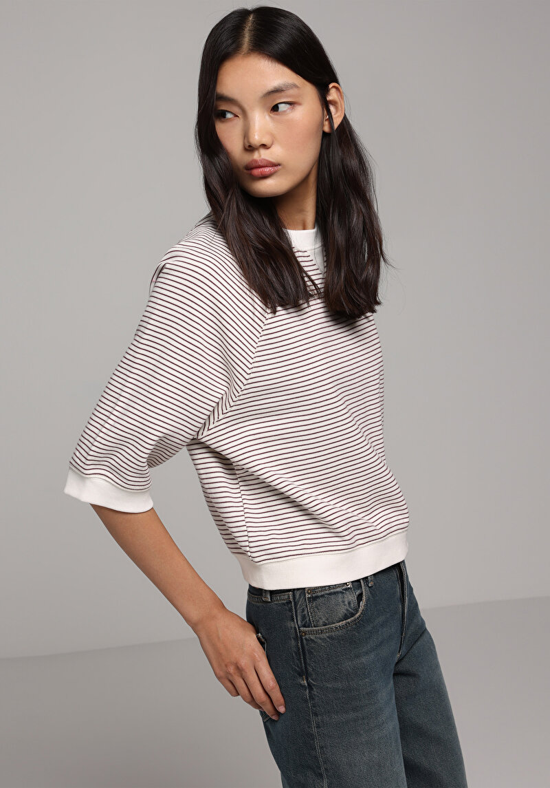 Imagine a Hanorac / Bluza De Dama Bordo Regular Fit Cl1077942