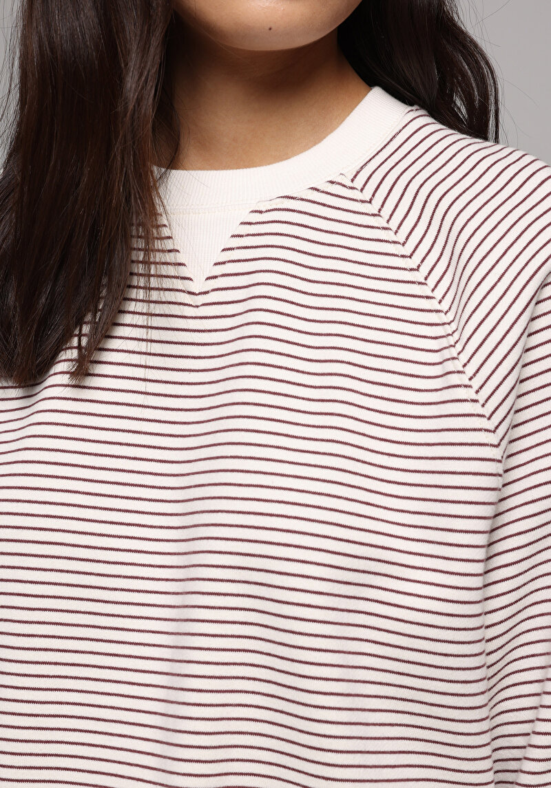 Imagine a Hanorac / Bluza De Dama Bordo Regular Fit Cl1077942