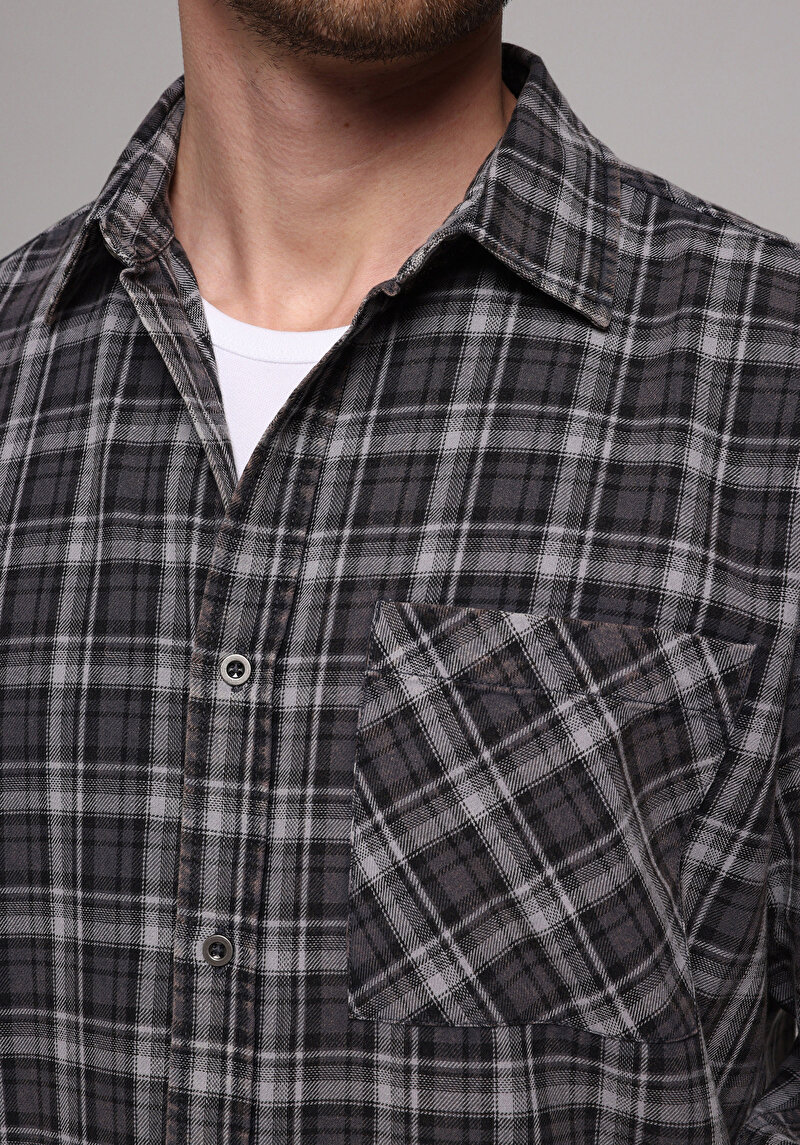 Afișați detalii pentru Camasa Cu Maneca Lunga De Barbati  Regular Fit  Cl1077694