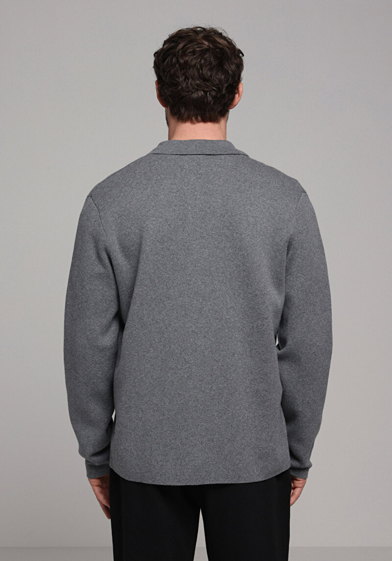 Afișați detalii pentru Cardigan De Barbati Gri Regular Fit  Cl1077938