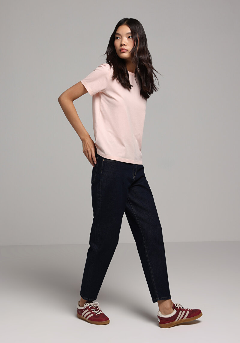 Afișați detalii pentru Tricou Cu Maneca Scurta De Dama Roz Regular Fit  Cl1079029