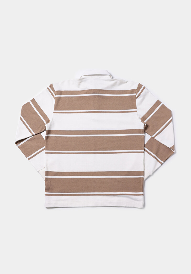 Afișați detalii pentru Tricou Cu Maneca Lunga De Barbati Bej Comfort Fit  Cl1077435