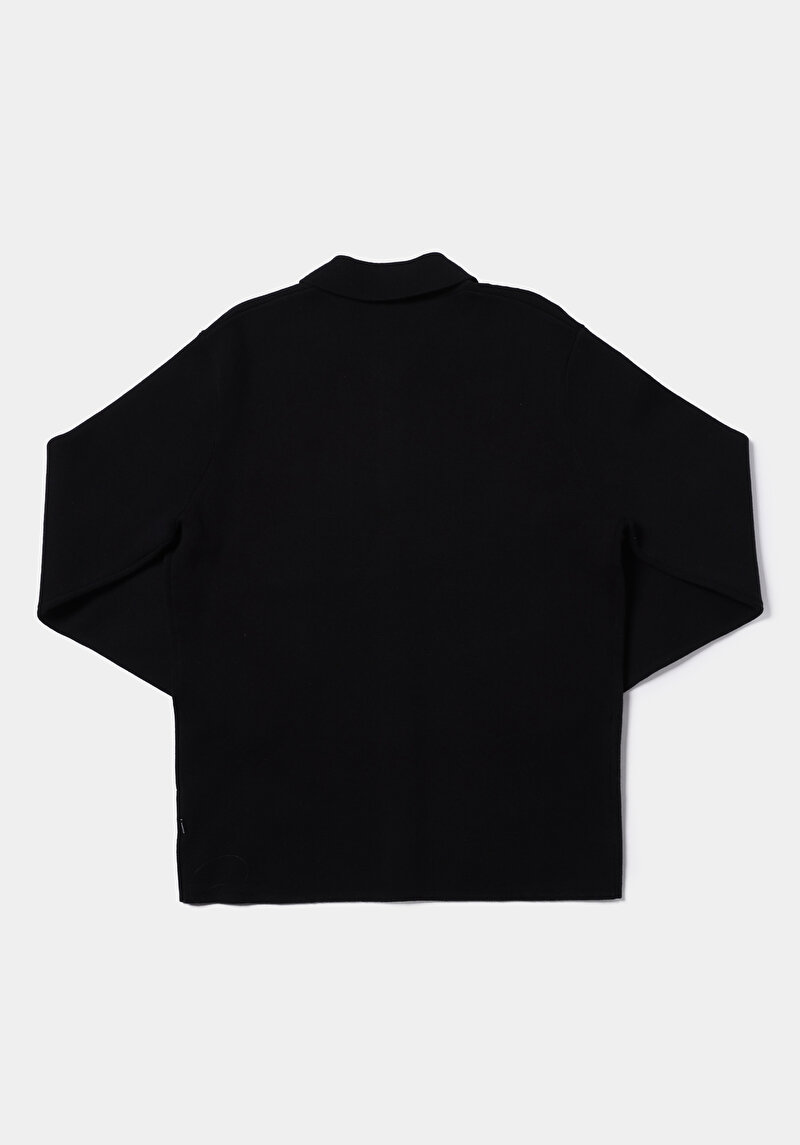 Afișați detalii pentru Cardigan De Barbati Negru Regular Fit  Cl1077938