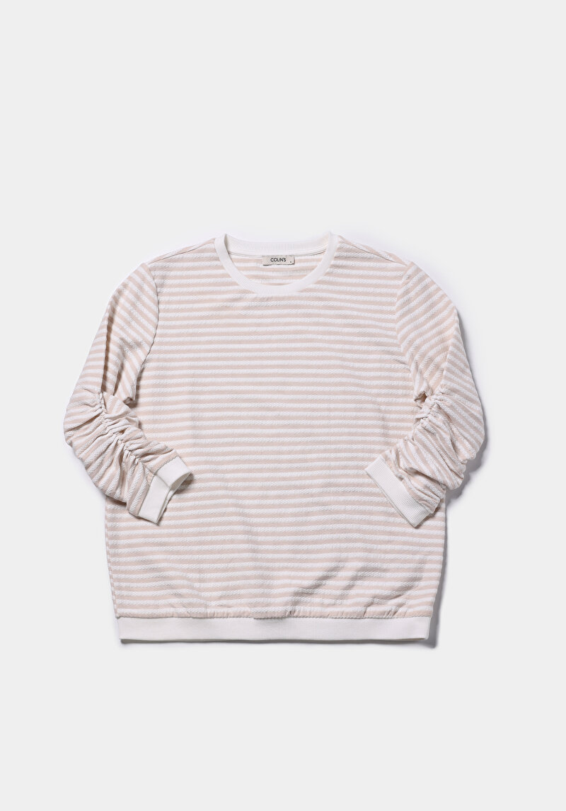 Afișați detalii pentru Pulover De Dama Bej Regular Fit  Cl1077941