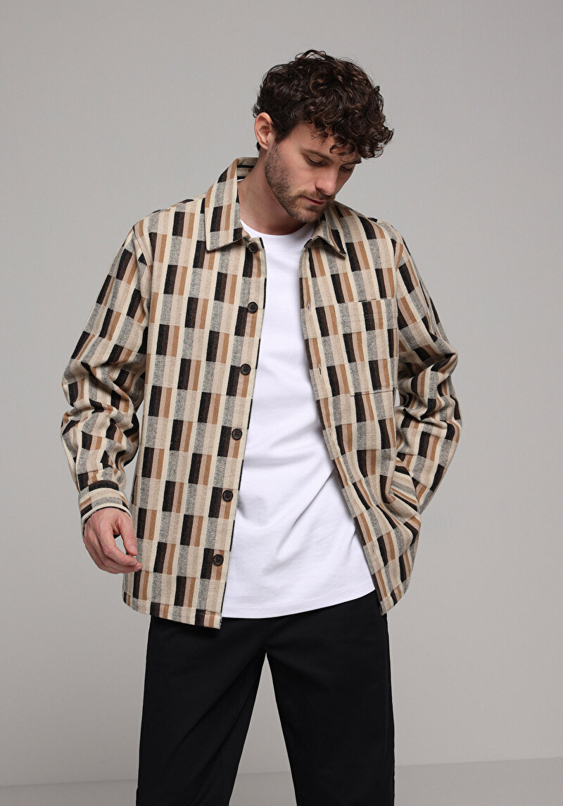 Imagine a Jachetă De Barbati Bej Comfort Fit Cl1077615