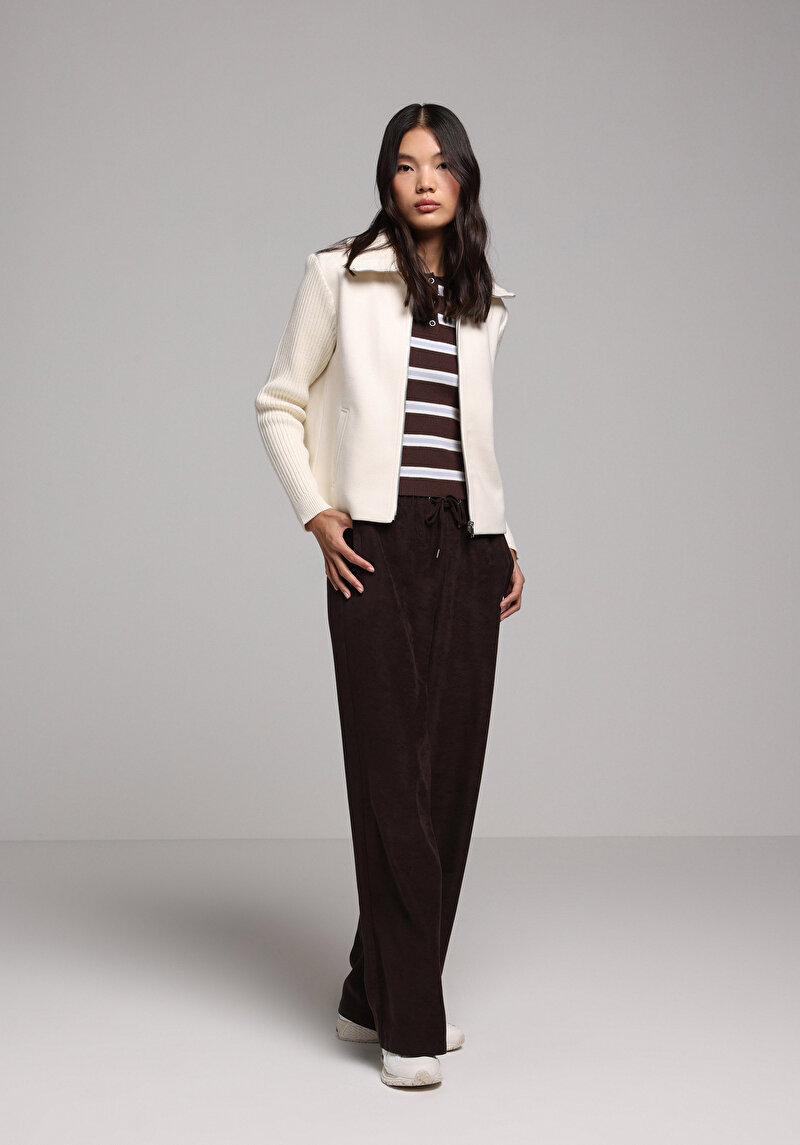 Afișați detalii pentru Jacheta De Dama Ecru Regular Fit  Cl1077971