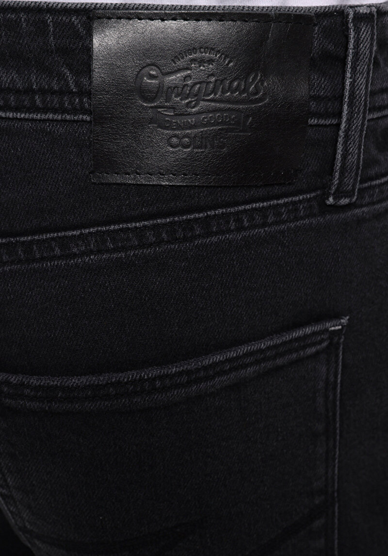 Afișați detalii pentru Pantaloni De Barbati Negru Loose Straight Fit  Cl1078167