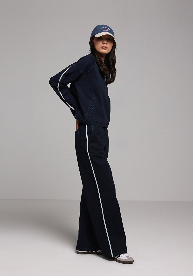 Imagine a Pantaloni De Dama Albastru Inchis Regular Fit 970 Berry Cl1078216