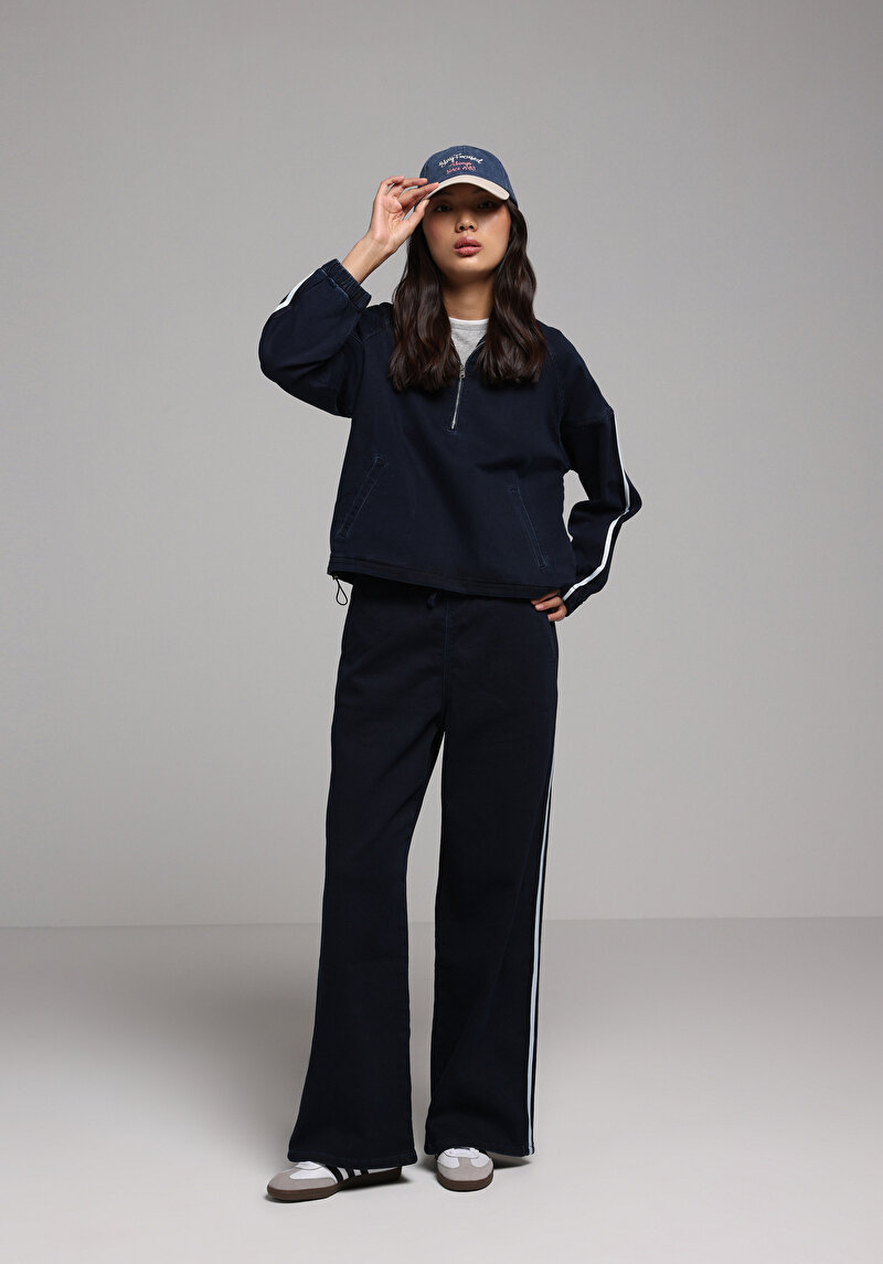 Imagine a Pantaloni De Dama Albastru Inchis Regular Fit 970 Berry Cl1078216