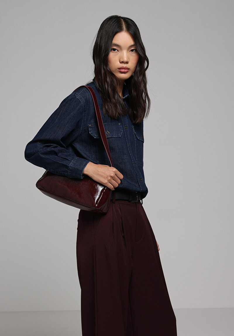 Imagine a Camasa Cu Maneca Lunga De Dama Albastru Inchis Regular Fit  Cl1078314