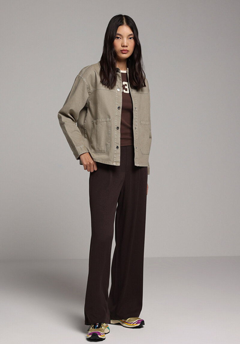 Imagine a Pantaloni De Dama Maro Regular Fit Cl1073410