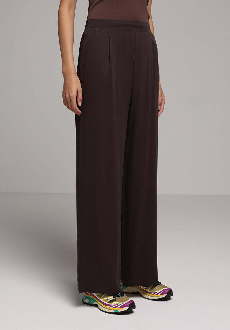 Afișați detalii pentru Pantaloni De Dama Maro Regular Fit  Cl1073410