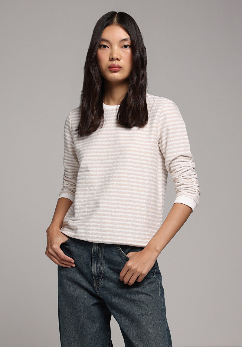 Imagine a Pulover De Dama Bej Regular Fit Cl1077941